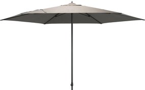 4 Seasons Outdoor Azzurro Parasol met taupe doek Ø 350 cm  Parasol    taupe weerbestendig