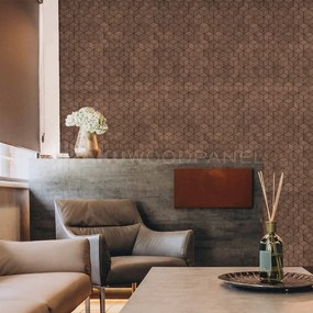 Decoratief Houten Wandpaneel | Lobelia Rust Copper | 60×60 cm | Amerikaans Notenhout