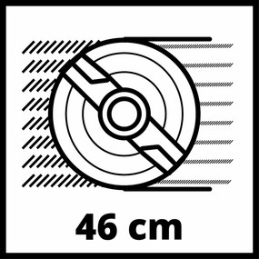 Einhell GC-PM 46/5 S Benzine grasmaaier - 46cm Breed - Achterwielaandrijving