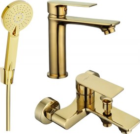 Mexen Royo R40 badkuipset, goud - 72203R40-50