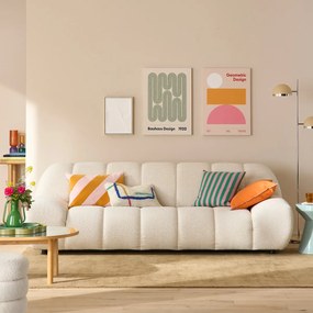 4-zitsbank, stof multi-chenille, Nuria