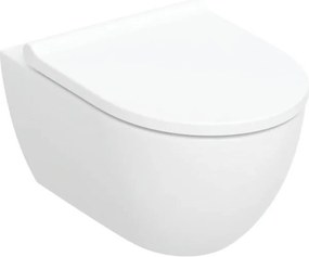 Geberit Acanto randloos hangtoilet met toiletbril wit
