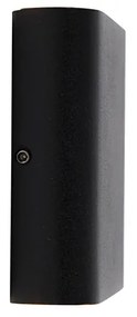 Moderne buiten wandlamp zwart 11,5 cm incl. LED IP65 - Batt