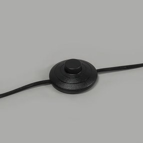 Vloerlamp messing met groene kap 50 cm - Kaso