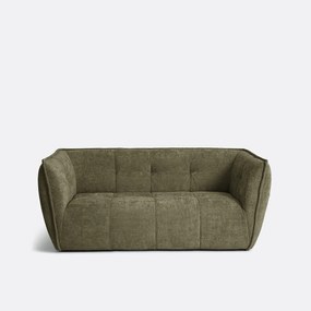 2-zitsbank in gekruist geweven chenille, SIMONE