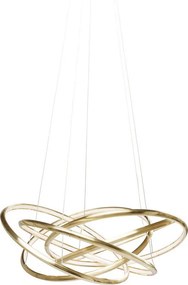 Gouden LED Hanglamp Met Ringen