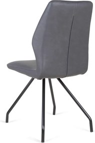 Eetkamerstoel - Apollo - leer Vintage zwart