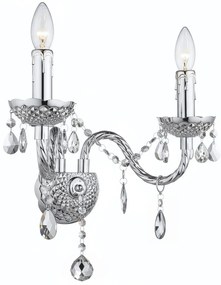 Wandlamp EBT019-2W Chrome
