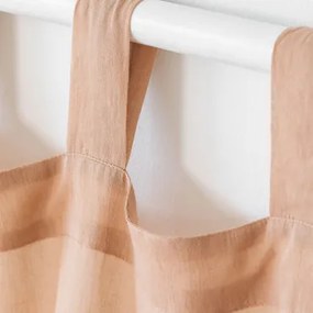 140x260 Cm Katoenen Gordijn Soyler Licht Nude Bruin - Sklum