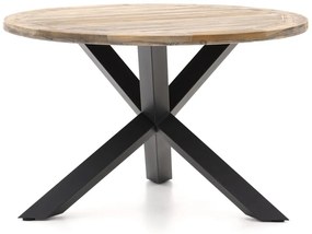 Tuin eettafel ROUGH | Rond  | Tuintafel Teakhout | Ø120cm | 4 personen | Kees Smit Tuinmeubelen