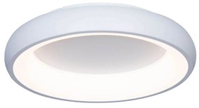 Moderne plafondlamp wit 45cm incl. LED dimbaar - Cardona rond Binnenverlichting Lamp