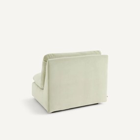 Modulaire hoek in stonewashed fluweel, GIULIANO