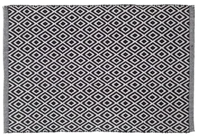 Sealskin Badmat Trellis 60x90 cm katoen zwart en wit