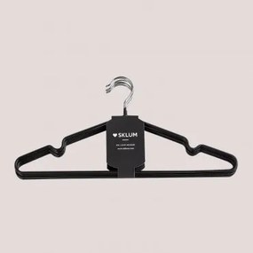 Set Van 6 Metalen Hangers Anttal Zwart - Sklum