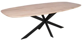 Starfurn Ferris Deens Ovale Eettafel Naturel Eiken 240 Cm - 240 X 110cm.