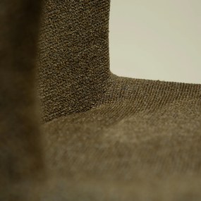 Dan-Form Glam Swivel Draaibare Eetkamerstoel Boucle Dark Olive Groen