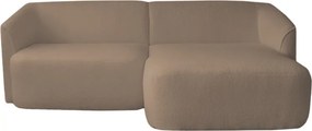 Hoekbank - Evora - rechts - stof now or never taupe 16
