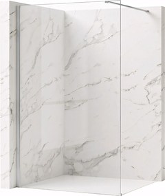 Walk-in douchewand Rea Flexi Transparent / Chrome 110