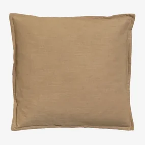 Vierkant Katoenen Kussen (45x45 Cm) Elezar Brown Latte - Sklum