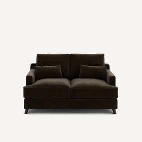 Compacte bank in fluweel, Alwine