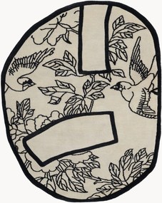 Handgeknoopt wollen vloerkleed Shape of a Break