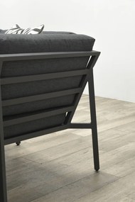 Garden Impressions Tropea lounge dining set 5-delig - donker grijs