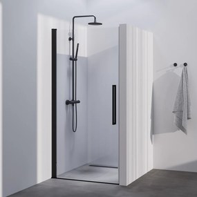 Brauer Season nisdeur met draaideur 60cm zwart mat