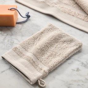 Set van 4 washandjes van gekamd katoenen van 600 g/m², KHEOPS