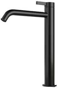 Hotbath Ace Wastafelmengkraan - hoog - opbouw - zonder waste - zwart geborsteld PVD AC003HMBP