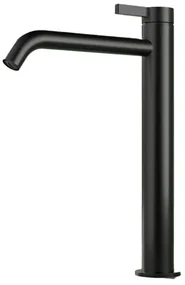 Hotbath Ace Wastafelmengkraan - hoog - opbouw - zonder waste - zwart geborsteld PVD AC003HMBP