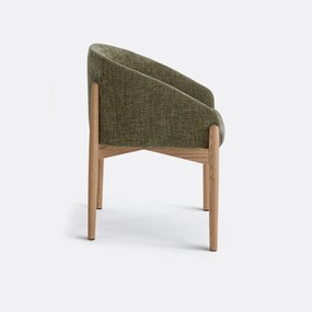 Tafelfauteuil in structuurstof, Beca