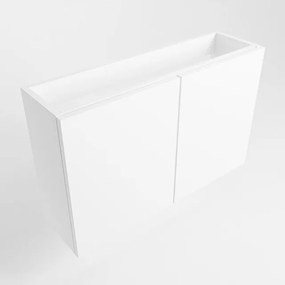 Mondiaz FOWY fonteinonderkast - 70x22x50cm - 2 deuren - push to open - softclose - Talc FOWYTO70Tal2D