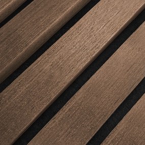 AkuPanel 300 cm Gerookt Eiken   - Akoestische panelen