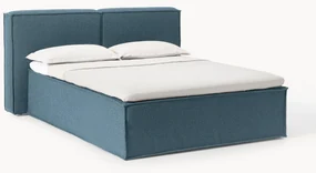 Bouclé boxspring bed Lennon