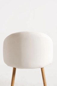 Set 4 Vint Kunstlederen Stoelen