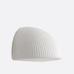 Gestreepte wandlamp van opaline glas, Loulou