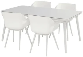Hartman Sophie Studio dining armstoel - White - Alu poot