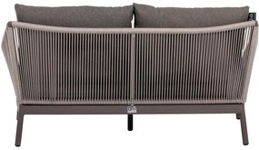 Goossens Loungeset Bijou grijs, buitenstof, 2-zits,