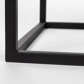 Japandi Tv-meubel Zwart Met Rotan - 150x38x55cm.