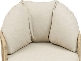 Stoel en Bank Loungeset 5 personen Rope Zand/Beige  Coco Amici
