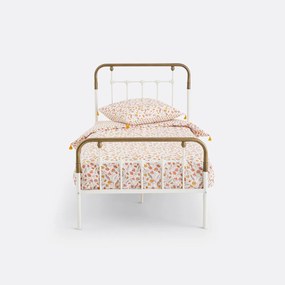 Bed in staal metaal, Asper