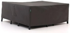Tuinmeubelhoes geschikt voor Stoel-bank loungeset | Kees Smit  | Kunststof | Grijs - Antraciet | 200x180cm | Kees Smit Tuinmeubelen