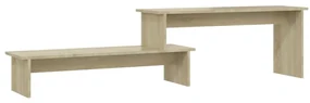 vidaXL Tv-meubel 180x30x43 cm spaanplaat sonoma eikenkleurig