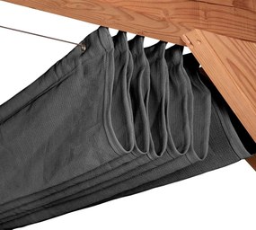 Platinum Harmonica schaduwdoek - B 3,7m L 3,7m - Antraciet