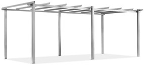 Barbados 3 x 6 m wit Garden Point metalen terras pergola frame