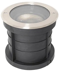 Set van 6 grondspot staal AR111 verstelbaar IP65 - Delux Honey