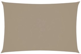 vidaXL Zonnescherm rechthoekig 2x4 m oxford stof taupe