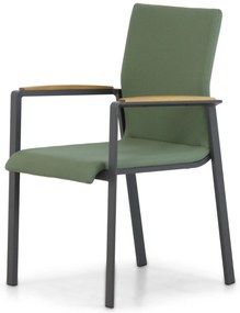 Tuinset 4 personen 200 cm Aluminium/textileen Groen Lifestyle Garden Furniture Brandon/Brookline