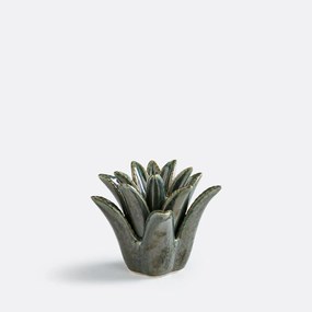 Keramische palmkandelaar, hoogte 14,3 cm, TROPIA
