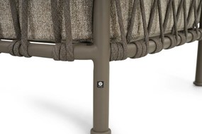 Stoel en Bank Loungeset 5 personen Rope Taupe  Santika Furniture Santika